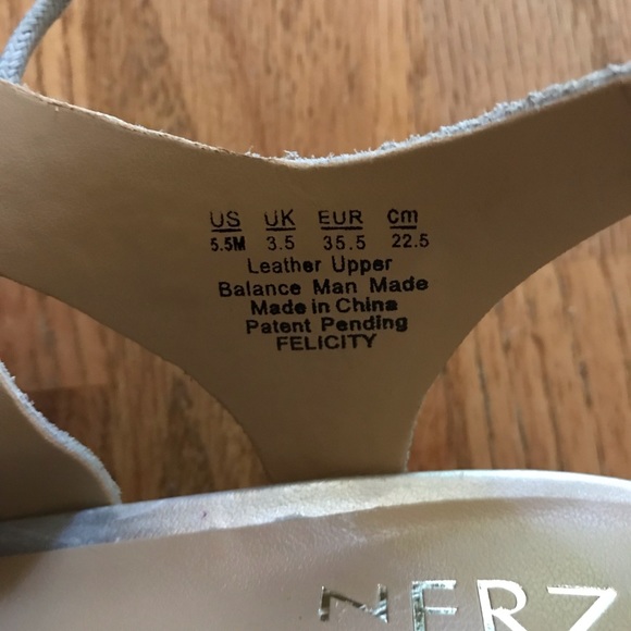 NIB Naturalizer Felicity Silver Sandal 5.5M - Picture 7 of 13